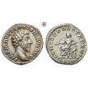 Roman Imperial Coins, Marcus Aurelius, Denarius 161-162, good xf / vf-xf