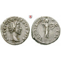 Roman Imperial Coins, Marcus Aurelius, Caesar, Denarius 159-160, good vf