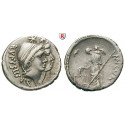 Roman Republican Coins, Mn. Cordius Rufus, Denarius 46 BC, good vf