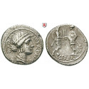 Roman Republican Coins, C. Servilius, Denarius 57 BC, good vf / vf
