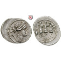 Roman Republican Coins, Faustus Cornelius Sulla, Denarius, nearly xf
