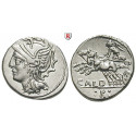 Roman Republican Coins, C. Coelius Caldus, Denarius 104 BC, xf