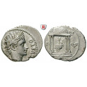 Roman Imperial Coins, Augustus, Denarius 18 BC, vf-xf