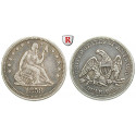 USA, 1/4 Dollar 1858, vf-xf