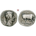 Roman Imperial Coins, Augustus, Denarius 15-13 BC, good vf