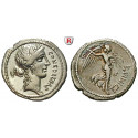 Roman Republican Coins, L. Vinicius, Denarius 52 BC, xf
