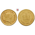 Great Britain, George III, 1/3 Guinea 1808, 2.63 g fine, vf-xf
