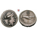 Roman Republican Coins, Albinus Bruti, Denarius, vf-xf