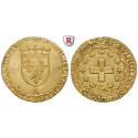 France, Francois I, Ecu d´or a la croisette o.J. (1540-1547), vf-xf
