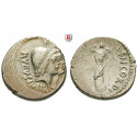 Roman Republican Coins, Mn. Cordius Rufus, Denarius 46 BC, good vf