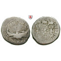 Roman Republican Coins, Marcus Antonius, Denarius 32-31 BC, fine