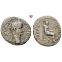Roman Imperial Coins, Tiberius, Denarius, good vf