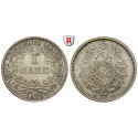 German Empire, Standard currency, 1 Mark 1875, J, xf-FDC / FDC, J. 9