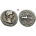 Roman Imperial Coins, Tiberius, Denarius 15-17, vf
