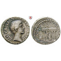 Roman Republican Coins, Octavian, Denarius 36 BC, good vf