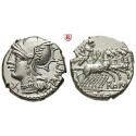 Roman Republican Coins, M. Baebius Tampilus, Denarius, xf