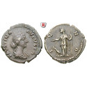 Roman Imperial Coins, Faustina Junior, wife of  Marcus Aurelius, Denarius vor 175, good vf