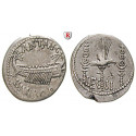Roman Republican Coins, Marcus Antonius, Denarius 32-31 BC, vf-xf