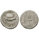 Roman Republican Coins, Marcus Antonius, Denarius 32-31 BC, vf-xf