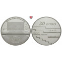 France, Fifth Republic, 20 Euro 2007, 155.61 g fine, PROOF