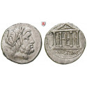 Roman Republican Coins, M. Volteius, Denarius 78 BC, vf / vf-xf