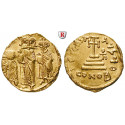 Byzantium, Heraclius, Heraclius Constantinus and Herclonas, Solidus 638-641, xf