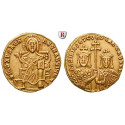 Byzantium, Basilius I u. Constantinus, Solidus 868-879, vf-xf