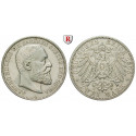 German Empire, Sachsen-Coburg-Gotha, Alfred, 2 Mark 1895, A, vf-xf, J. 145
