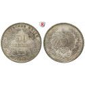 German Empire, Standard currency, 50 Pfennig 1900, J, xf, J. 15