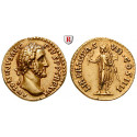 Roman Imperial Coins, Antoninus Pius, Aureus 154, xf