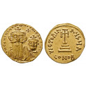 Byzantium, Constans II and Constantinus IV, Solidus 654-659, good xf