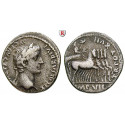 Roman Imperial Coins, Tiberius, Denarius 15-17, vf