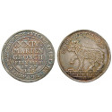Anhalt, Anhalt-Bernburg, Victor Friedrich, 24 Mariengroschen 1727, vf-xf