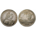 Brandenburg in Franconia, Brandenburg-Ansbach, Karl Wilhelm Friedrich, Silver medal 1750, nearly xf