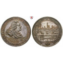 Sachsen (Saxony), Albertine branch, Friedrich August II., Silver medal 1733, xf-unc