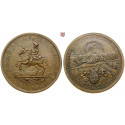 Hessen, Hessen-Darmstadt, Ernst Ludwig, Bronze medal 1715, vf-xf / xf