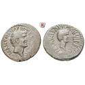Roman Republican Coins, Marcus Antonius, Denarius 39 BC, good vf