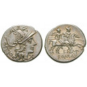 Roman Republican Coins, L. Sempronius Pitio, Denarius 148 BC, xf-unc