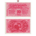 Emergency Isssues, Special Materials, Bielefeld, 10 Goldpfennig (1/42 Dollar) 8.11.1923, I