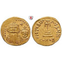 Byzantium, Constans II and Constantinus IV, Solidus 654-659, xf