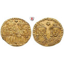 Byzantium, Leo IV and Constantine VI, Solidus 778-780, vf / vf-xf