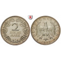 Weimar Republic, Standard currency, 2 Reichsmark 1925, A, PROOF, J. 320