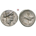 Roman Republican Coins, Albinus Bruti, Denarius 48 BC, xf / xf-unc
