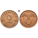 Third Reich, Standard currency, 2 Reichspfennig 1939, B, xf-unc, J. 362