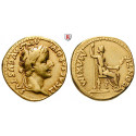 Roman Imperial Coins, Tiberius, Aureus 14-37, good vf