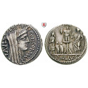 Roman Republican Coins, L. Aemilius Lepidus Paullus, Denarius 62 BC, vf-xf