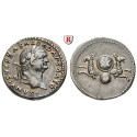 Roman Imperial Coins, Vespasian, Denarius 80-81, nearly xf