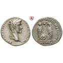 Roman Imperial Coins, Augustus, Denarius 2 BC-4 AD, vf-xf
