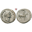 Roman Imperial Coins, Domitian, Caesar, Denarius 76-77, vf