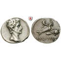 Roman Imperial Coins, Augustus, Denarius 18-16 BC, good vf